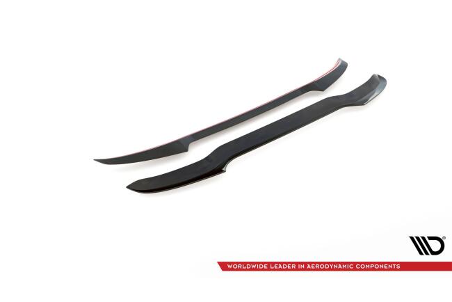 Maxton Design Heckspoiler Lippe V.1 für Peugeot 208 Mk2 Hochglanz schwarz