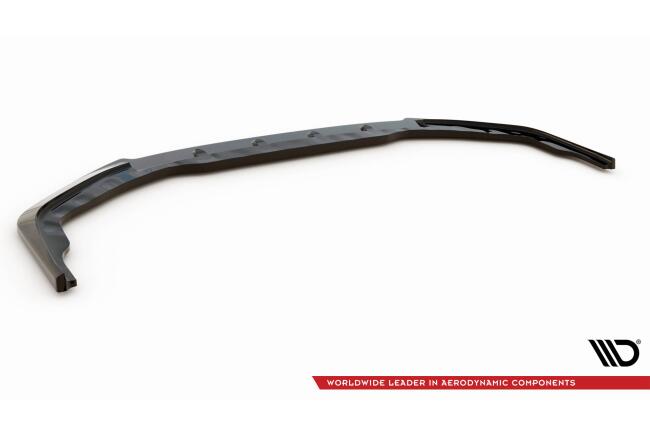 Maxton Design Frontlippe für Nissan GTR R35 Facelift Hochglanz schwarz