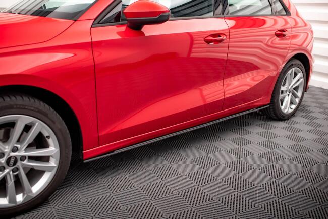 Maxton Design Street Pro Seitenschweller (Paar) für Audi A3 8Y schwarz