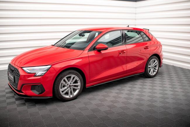 Maxton Design Street Pro Seitenschweller (Paar) für Audi A3 8Y schwarz