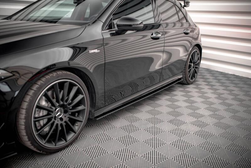 Maxton Design Street Pro Seitenschweller (Paar) für Mercedes A35 AMG / AMG-Line W177 schwarz