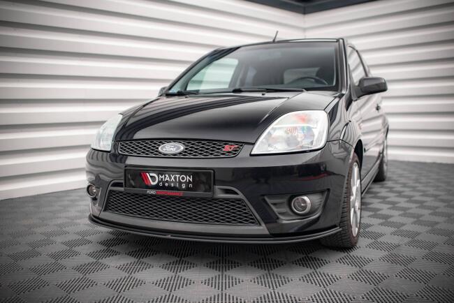 Maxton Design Street Pro Frontlippe für Ford Fiesta ST Mk6 schwarz matt