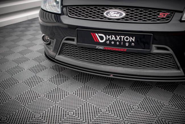 Maxton Design Street Pro Frontlippe für Ford Fiesta ST Mk6 schwarz matt