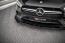 Maxton Design Street Pro Frontlippe für Mercedes A35 AMG / AMG-Line W177  schwarz rot mit Hochglanz Flaps