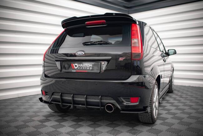 Maxton Design Street Pro Heckdiffusor für Ford Fiesta ST Mk6 Schwarz