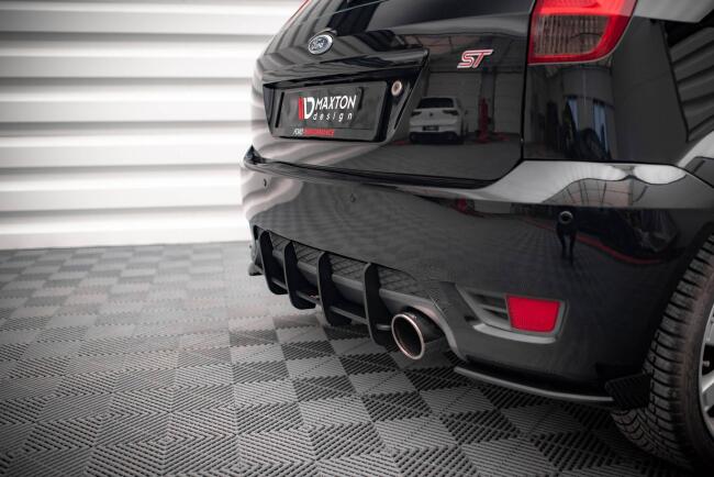 Maxton Design Street Pro Heckdiffusor für Ford Fiesta ST Mk6 Schwarz