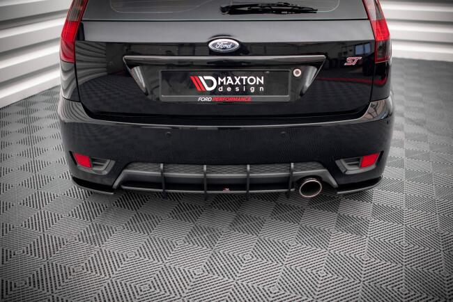 Maxton Design Street Pro Heckdiffusor für Ford Fiesta ST Mk6 Schwarz