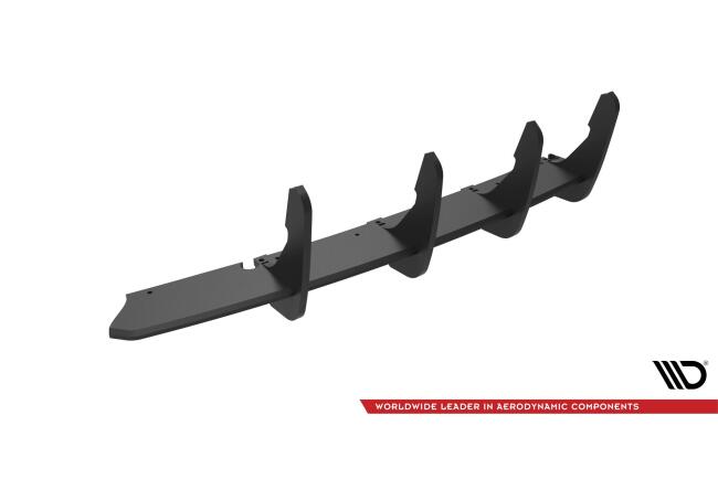 Maxton Design Street Pro Heckdiffusor für Ford Fiesta ST Mk6 Schwarz