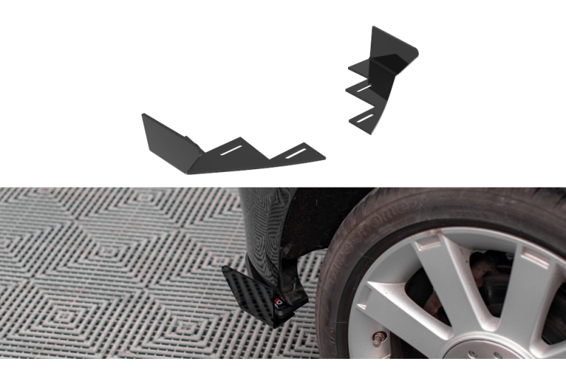 Maxton Design Street Pro Flaps Ford Fiesta ST Mk6 Hochglanz schwarz