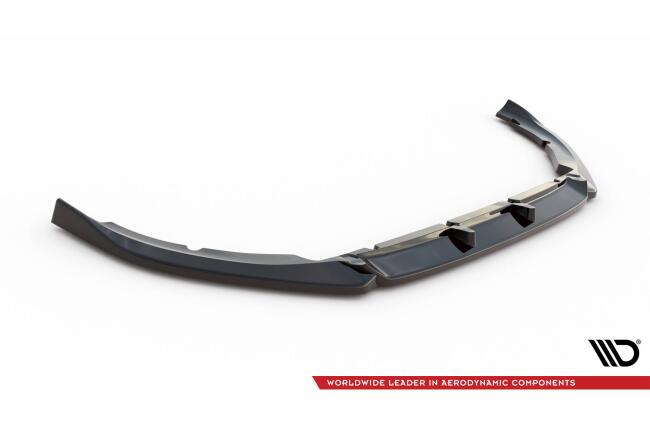 Maxton Design Frontspoilerlippe für Citroen Berlingo Mk3 Hochglanz schwarz