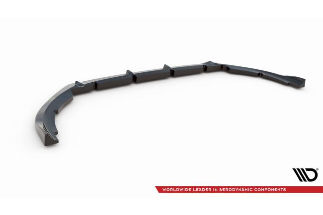 Maxton Design Frontspoilerlippe für Citroen Berlingo Mk3 Hochglanz schwarz