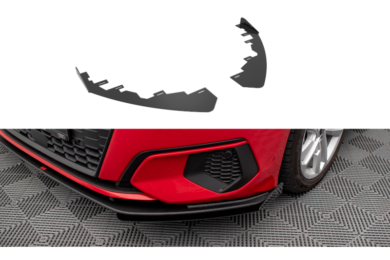 Maxton Design Street Pro Diffusor Flaps Audi A3 8Y Hochglanz schwarz