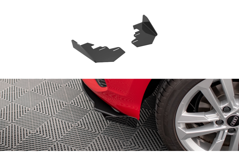 Maxton Design Street Pro Heckdiffusor Flaps  Audi A3 Sportback 8Y Hochglanz schwarz