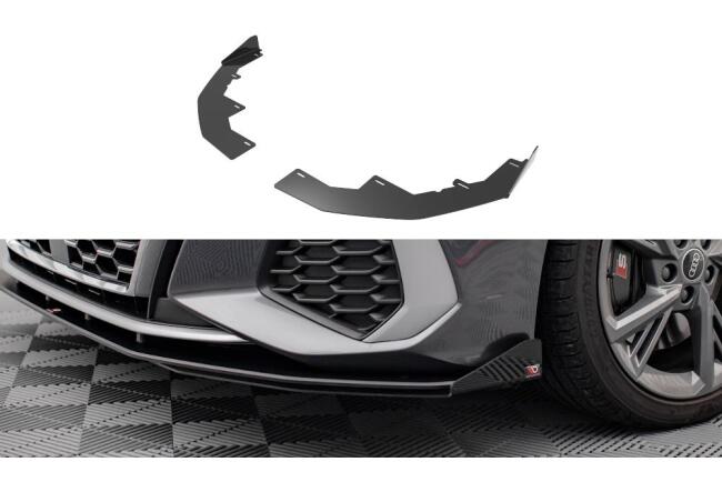 Maxton Design Street Pro Diffusor Flaps Audi S3 / A3 S-Line 8Y Hochglanz schwarz