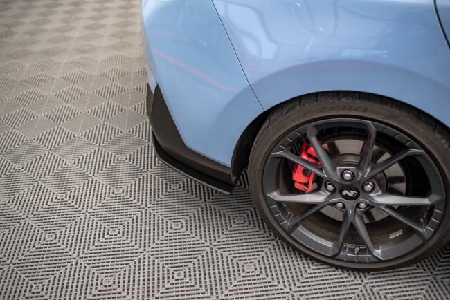 Maxton Design Street Pro Diffusor Flaps für Hyundai I30 N Fastback Mk3 schwarz matt