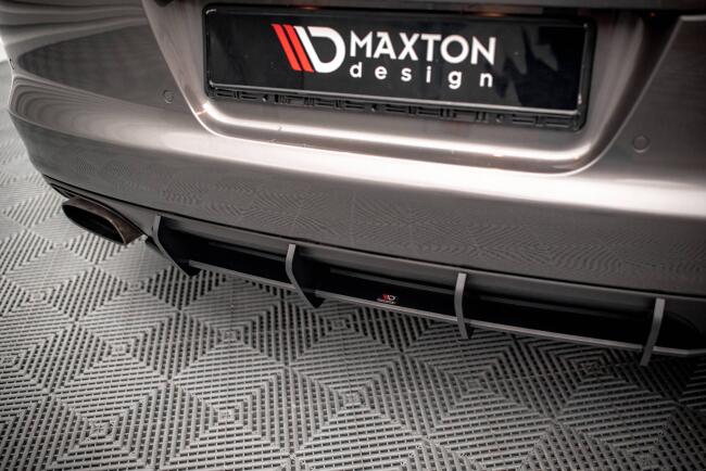 Maxton Design Street Pro Heckdiffusor für Porsche Panamera / Panamera Diesel 970 Schwarz