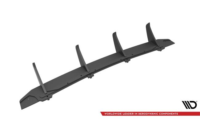 Maxton Design Street Pro Heckdiffusor für Porsche Panamera / Panamera Diesel 970 Schwarz