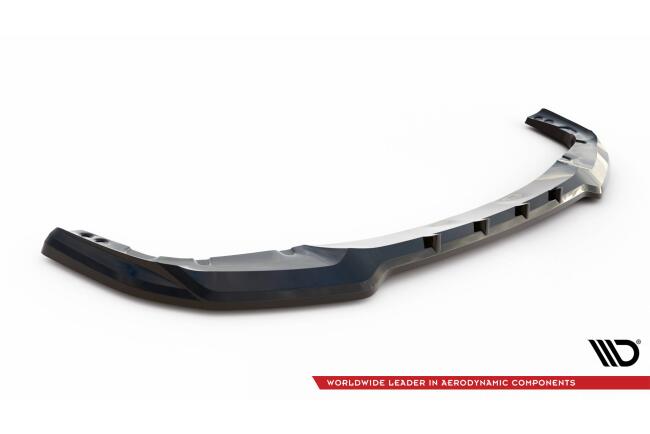 Maxton Design Frontlippe V.1 für BMW X6 M F96 Hochglanz schwarz