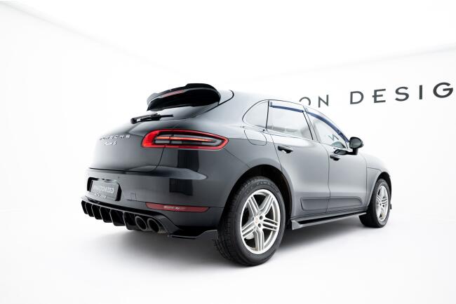 Maxton Design Heckspoiler Lippe für Porsche Macan Mk1 2014-2024 Hochglanz schwarz