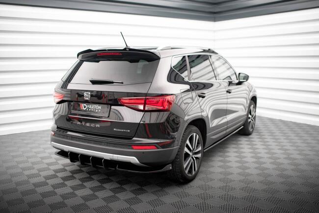 Maxton Design Heckspoiler Lippe für Seat Ateca Mk1 Hochglanz schwarz