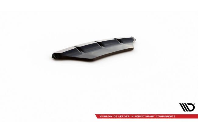 Maxton Design Heckdiffusor für Porsche Macan Mk1 Hochglanz schwarz