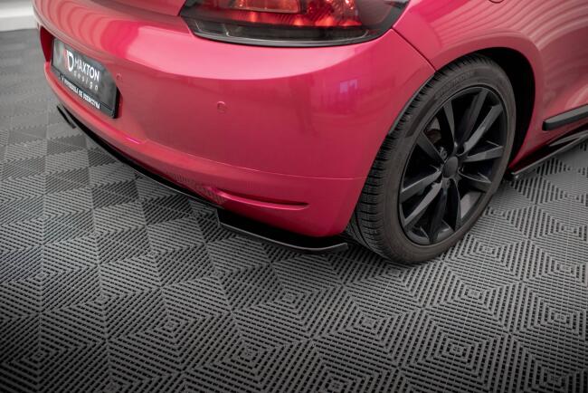 Maxton Design Diffusor Flaps für Volkswagen Scirocco Mk3 Hochglanz schwarz