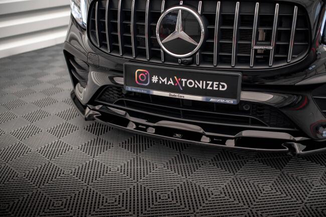 Maxton Design Frontlippe V.1 für Mercedes GLB 35 AMG / AMG-Line (X247) Hochglanz schwarz