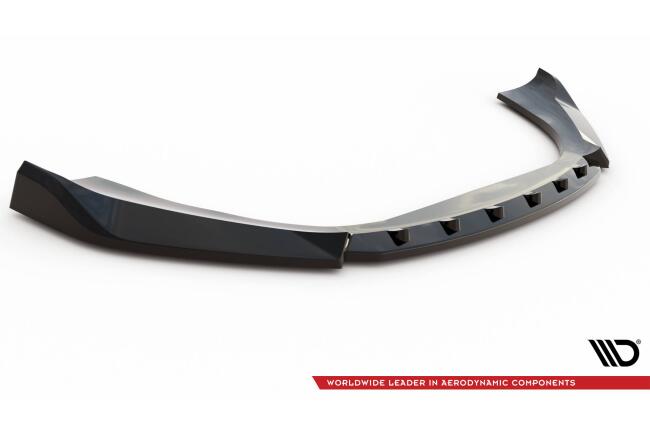 Maxton Design Frontlippe V.2 für Porsche Macan Mk1 Hochglanz schwarz