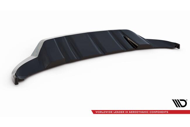 Maxton Design Frontlippe für Porsche Cayenne Mk2 Hochglanz schwarz