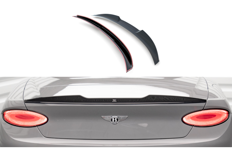 Maxton Design Heckspoiler 3D für Bentley Continental GT Mk3 Hochglanz schwarz