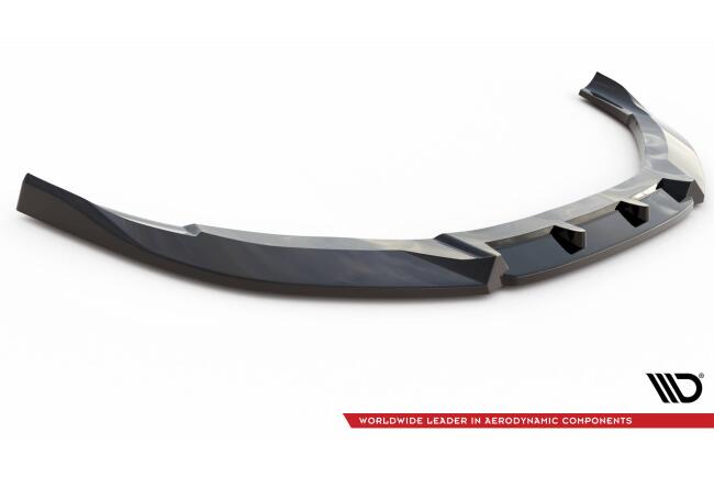 Maxton Design Frontlippe V.2 für Audi S8 D4 Hochglanz schwarz