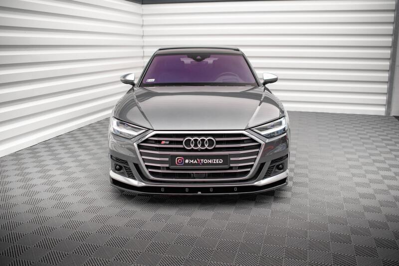 Maxton Design Frontlippe V.2 für Audi S8 D5 Hochglanz schwarz