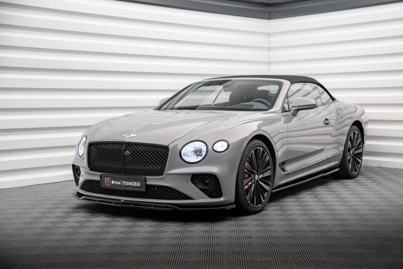 Maxton Design Frontlippe für Bentley Continental GT Mk3 Hochglanz schwarz