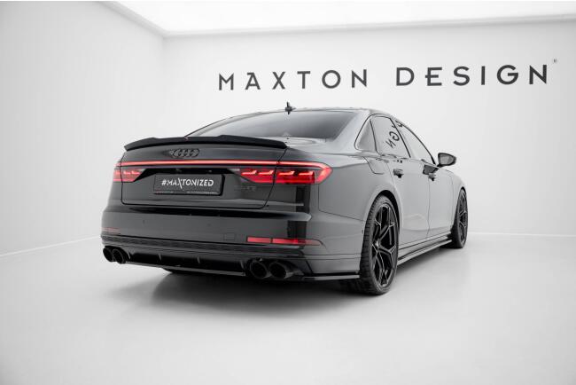 Maxton Design Heckdiffusor V.2 für Audi S8 D5 Hochglanz schwarz