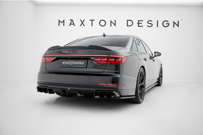 Maxton Design Heckdiffusor für Audi S8 D5 Hochglanz schwarz
