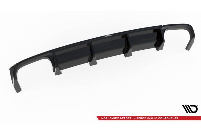 Maxton Design Heckdiffusor V.1 für Audi S8 D5 Hochglanz schwarz