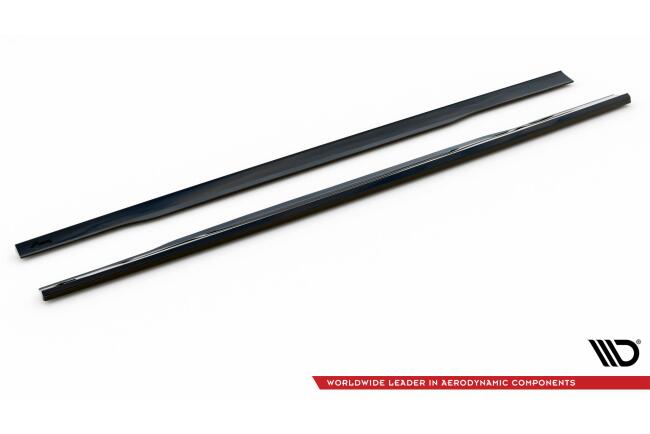 Maxton Design Seitenschweller (Paar) für Audi S8 D4 Hochglanz schwarz
