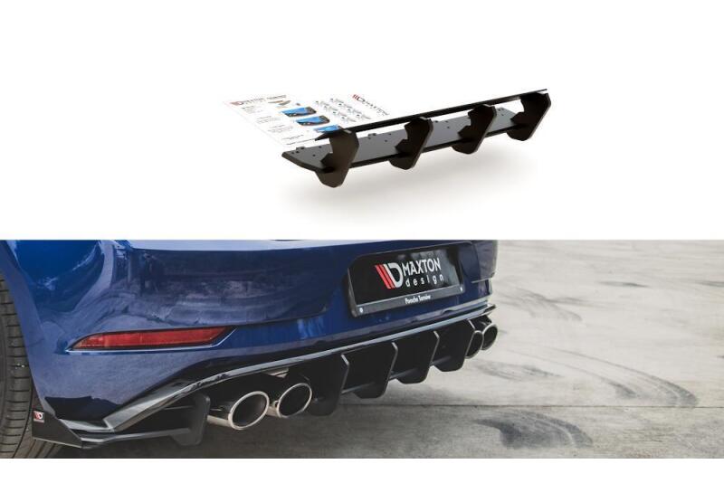 Maxton Design Street Pro Heckdiffusor V.2 für VW Golf 7 R Facelift ab 03/2017