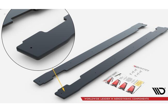 Maxton Design Street Pro Seitenschweller (Paar) V.2 für VW Golf 7 R-Line / R Facelift ab 03/2017