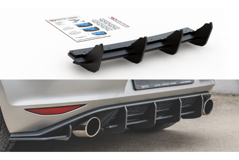 Maxton Design Street Pro Heckdiffusor für VW Golf 7 GTI 2012-2016