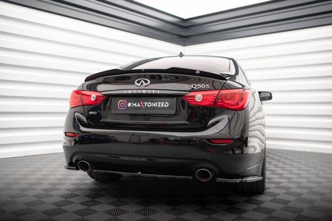 Maxton Design Heckspoiler Lippe für Infiniti Q50 S...