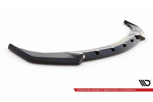 Maxton Design Frontlippe V.2 für Infiniti Q50 S Mk1 Hochglanz schwarz