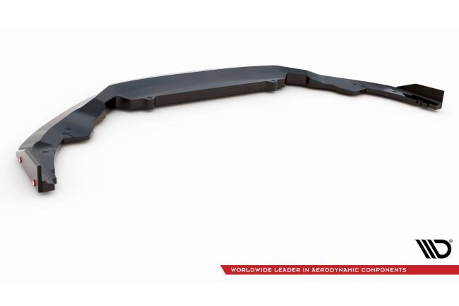 Maxton Design Frontlippe V.3 mit Flaps für Audi R8 Mk2 Facelift Hochglanz schwarz