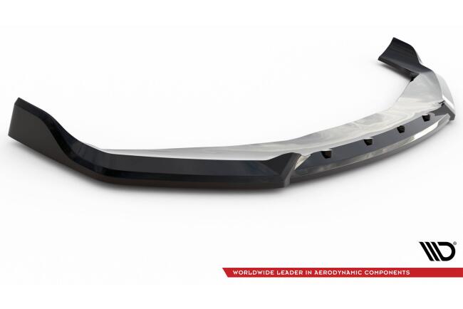 Maxton Design Frontlippe V.2 für BMW 7 M-Paket / M760e G70 Hochglanz schwarz