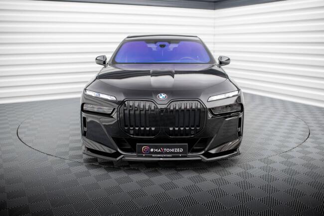 Maxton Design Frontlippe V.3 für BMW 7 M-Paket / M760e G70 Hochglanz schwarz