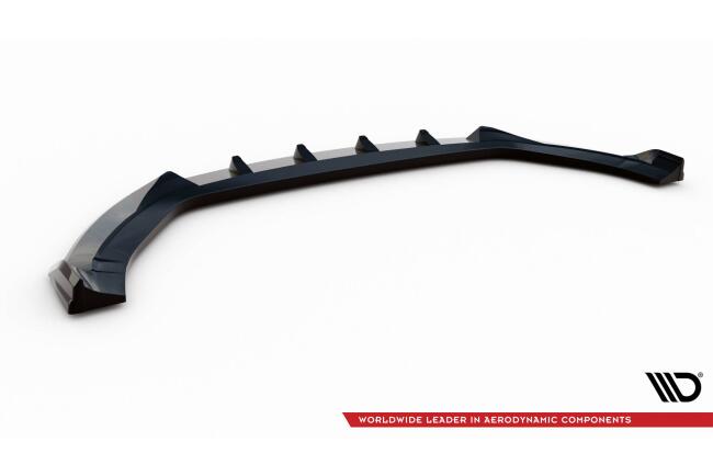 Maxton Design Frontlippe V.1 für Hyundai Kona N Mk1 Hochglanz schwarz