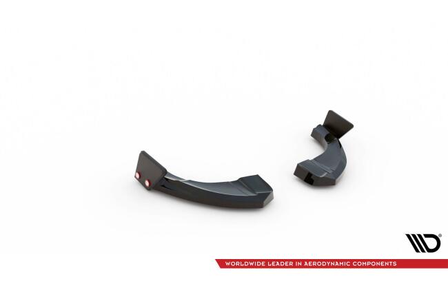 Maxton Design Diffusor Flaps V.1 mit Flaps für Hyundai Kona Mk1 Hochglanz schwarz
