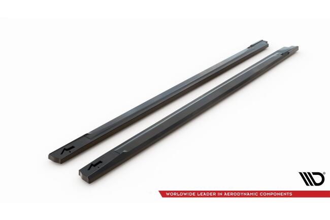 Maxton Design Seitenschweller (Paar) für Hyundai Kona N Mk1 Hochglanz schwarz