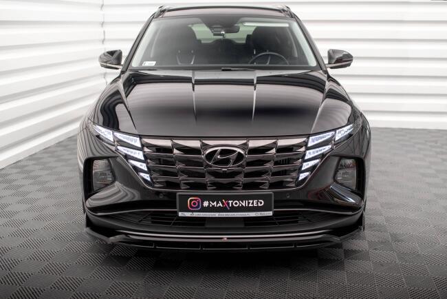 Maxton Design Frontlippe V.2 für Hyundai Tucson Mk4 Hochglanz schwarz