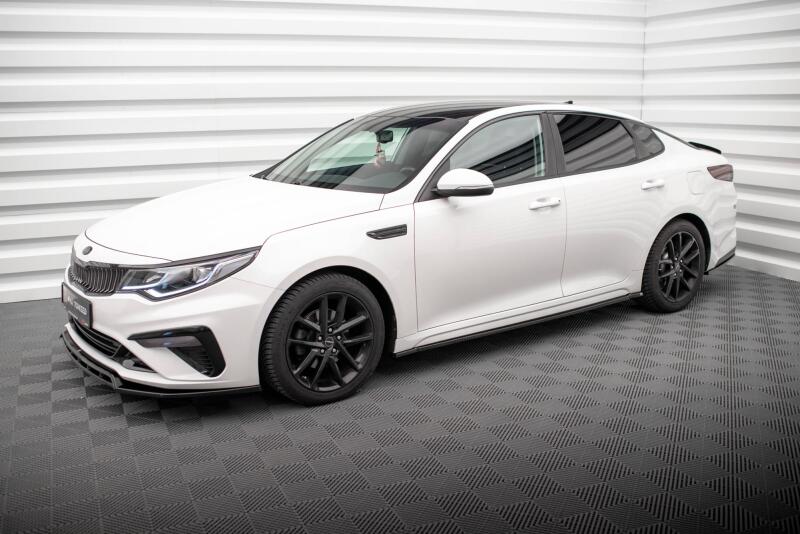 Maxton Design Seitenschweller für Kia Optima Mk4 Facelift Hochglanz schwarz